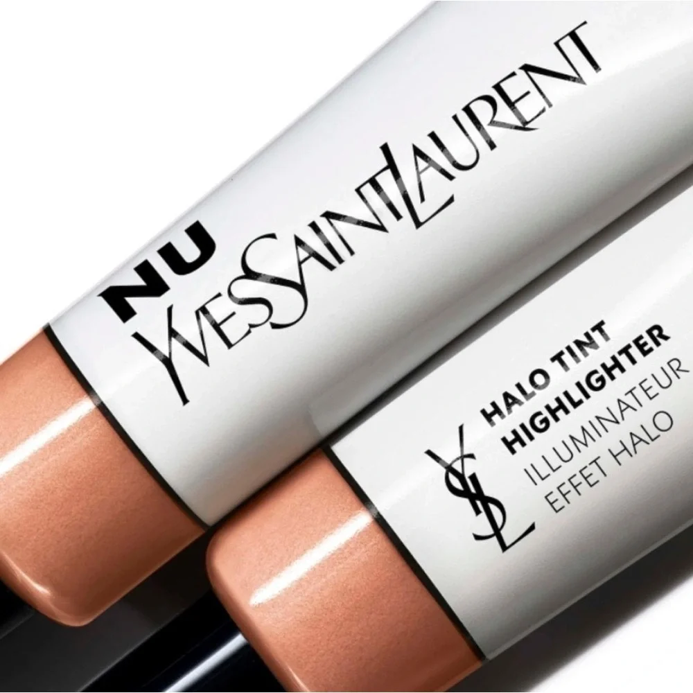 YSL Nu Halo Tint Highlighter Nu Bronze Skincare Makeup Hybrid Glow - New In Box
